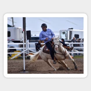 Barrel racing Sticker